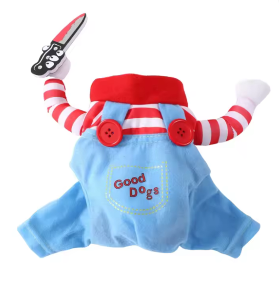 Funny Large Dog Halloween Costume - Adjustable Pet Cosplay Outfit